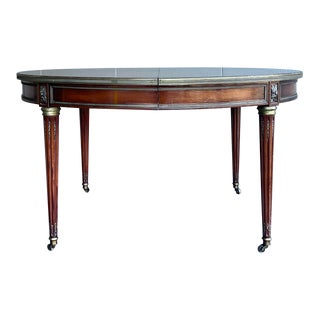 Antique Mahogany French Regency Dining Room Table For Sale
