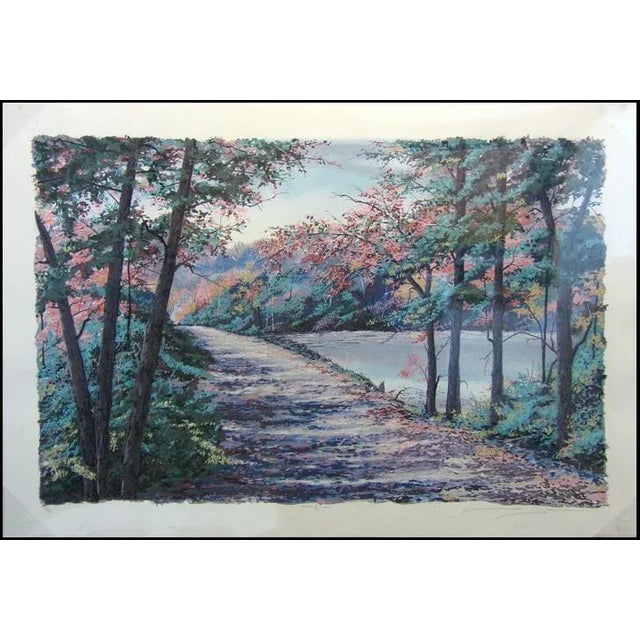 1990s "Morning Colors" Landscape Hand Signed Numbered Print by Steve Bloom For Sale - Image 4 of 4