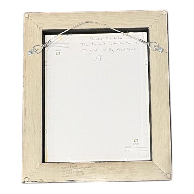 Original oil painting of an English cottage interior by artist Azra Iqbal. Based in Bedfordshire, England, Iqbal is...