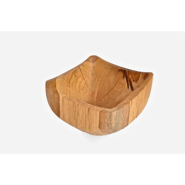 Oak vessel 1274 by jörg pietschmann dimensions: d 40 x w 46 x h 30 cm materials: oak. Finish: polished oil finish. In...
