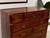Brass Vintage Campaign Mahogany Tall Chest With Brass Hardware For Sale - Image 8 of 10