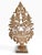 A striking pair of urn form repoussé garnitures with floral and botanical designs complete parrots and hummingbirds. The...