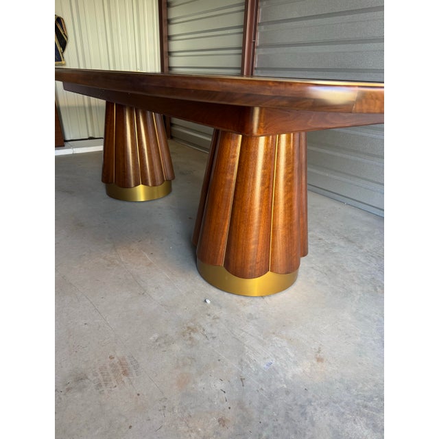 Modern Barbara Barry for Baker Furniture Peplum Dining Table For Sale - Image 3 of 12