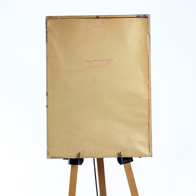 Czechoslovak Artist, Yawning Figure, 1920s, Drawing on Paper, Framed For Sale - Image 9 of 12