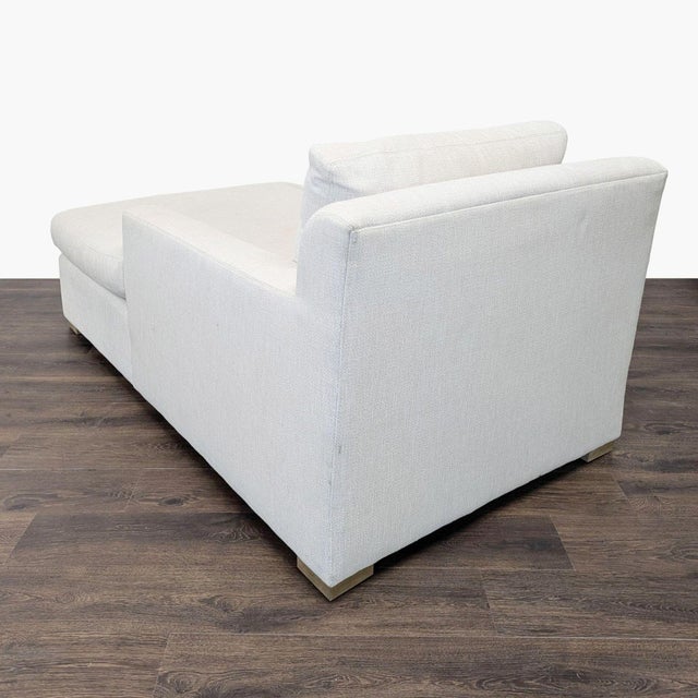 Restoration Hardware Restoration Hardware Modern Chaise For Sale - Image 4 of 7