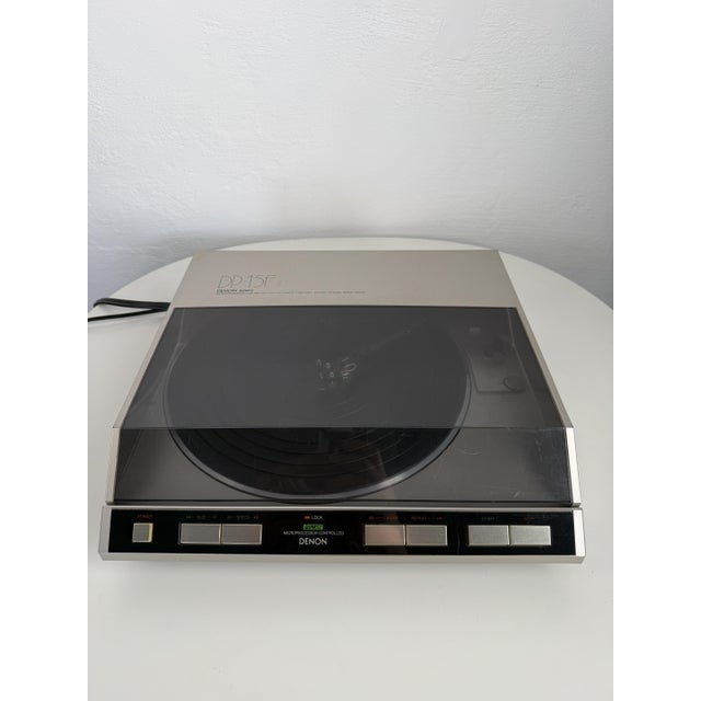 Japanese denon dp-15f turntable – a distinctive design from a period when denon was developing some of the most...