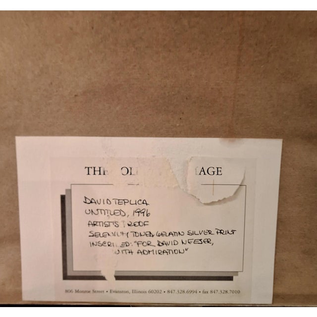 Set of Three David Teplica Untitled 1996 Artist Proof Selenium Gelatin Silver Print Photographs For Sale In Boston - Image 6 of 12