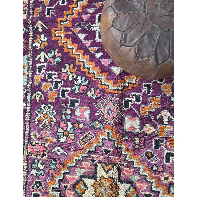 Moroccan Vintage Area Rug - 9.5 X 5.9 Ft For Sale In Cleveland - Image 6 of 8