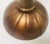 Early 20th Century Large Brass Japanese Candlesticks on a Round Scalloped Base and Top For Sale - Image 5 of 13