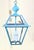 1970s Exquisite Vintage Verdigris Solid Brass & Hanging Lantern / Chandelier For Sale - Image 5 of 14