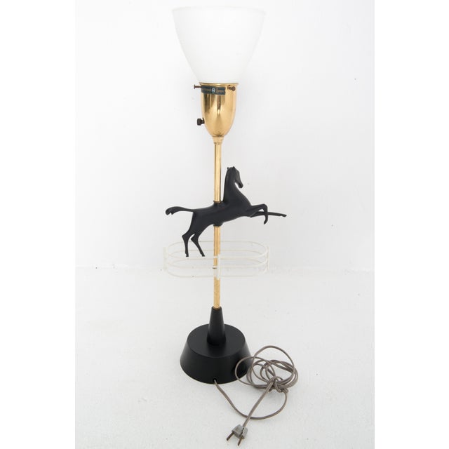 Mid Century Modern Horse Lamp For Sale - Image 11 of 12