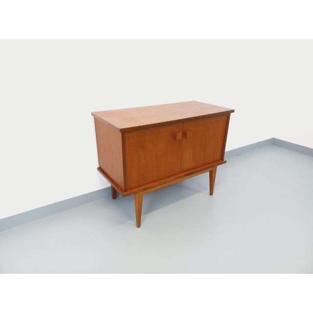 Small Vintage Scandinavian-Style Teak Sideboard, 1960s For Sale - Image 3 of 15