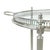 Vintage French Neoclassical Chrome Plated and Brass Drinks Trolley with Serving Tray, 1950s For Sale - Image 16 of 18