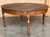 This is a gorgeous antique French dining table! The oval shape of this piece is very unique, as it is not a common design...