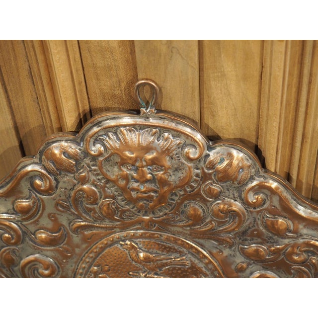 Pair of 19th Century French Silver Plated Copper Repousse 3-Light Wall Sconces For Sale - Image 4 of 18