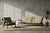 Vintage Mid-Century Scandinavian Modern 3-Seat Sofa & Armchair by Hans J. Wegner for Getama, 1960s, Set of 2 For Sale - Image 10 of 18