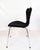 Dining Table Chairs Model 3107 in Black Fabric by Arne Jacobsen for Fritz Hansen, 2006, Set of 4 For Sale - Image 6 of 10