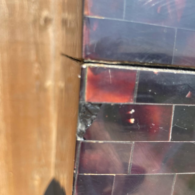 Karl Springer Karl Springer Style Tessellated Horn Stone & Fossilized Coral Dome BoxStone Box For Sale - Image 4 of 12