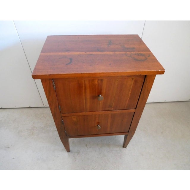 Antique Bedside Table in Walnut, 1500s For Sale - Image 6 of 13