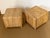 Contemporary Contemporary Organic Handwoven Jute Cube Poufs, Ottomans/Footstools - A Pair For Sale - Image 3 of 7