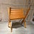 Sculptural Folding Magazine Rack in Blonde Wood, Mid-Century 1960s For Sale - Image 11 of 11