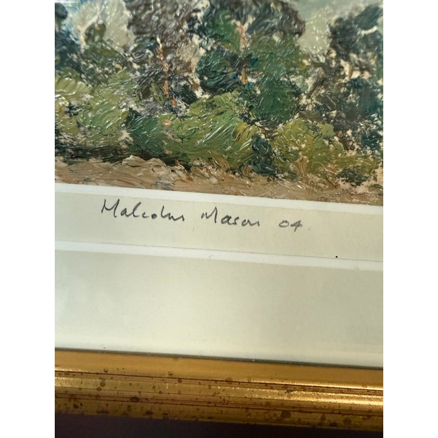 Malcolm Mason "The Remarkable's at Queenstown" Oil Painting, Signed For Sale - Image 4 of 12