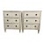 Late 20th Century Gustavian Style Nightstand Chests, a Pair For Sale