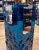 Mid-Century Modern Vintage Italian Decorative Blue Vase 1980s For Sale - Image 3 of 6