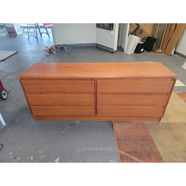 This is a vintage Mid- Century Modern dresser, by Nils Jonsson for Torring Mobelfabrik, with six spacious drawers. The...