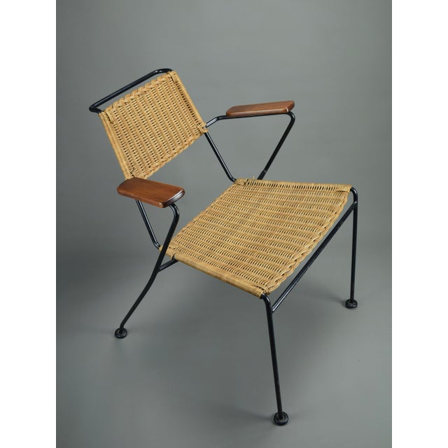 Mid-Century Modern Armchair by Paul Schneider-Eslebens for Wilde & Spieth, 1955 For Sale - Image 4 of 17