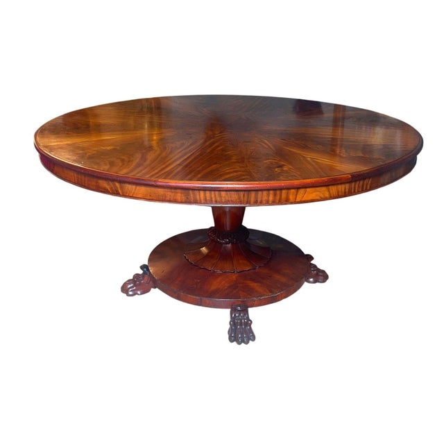 Wood 19th Century Mahogany Tilt-Top Breakfast Table For Sale - Image 7 of 8