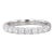 0.61ctw Diamond Wedding Anniversary Band 14k White Gold Stackable Sz 8-8.25 Ring For Sale