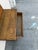 Antique Oak Washstand With Carved Backsplash, Cabinet and Brass Hardware For Sale - Image 10 of 12