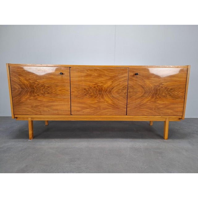 Mid-Century Modern Sideboard, Czechoslovakia, 1960s For Sale - Image 12 of 18