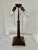 Brown Early 20th Century Arts and Crafts Hammered Table Lamp For Sale - Image 8 of 11