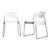 Omstak White Stackable Chairs by Rodney Kinsman for Bieffeplast, 1972, Set of 8 For Sale - Image 18 of 18