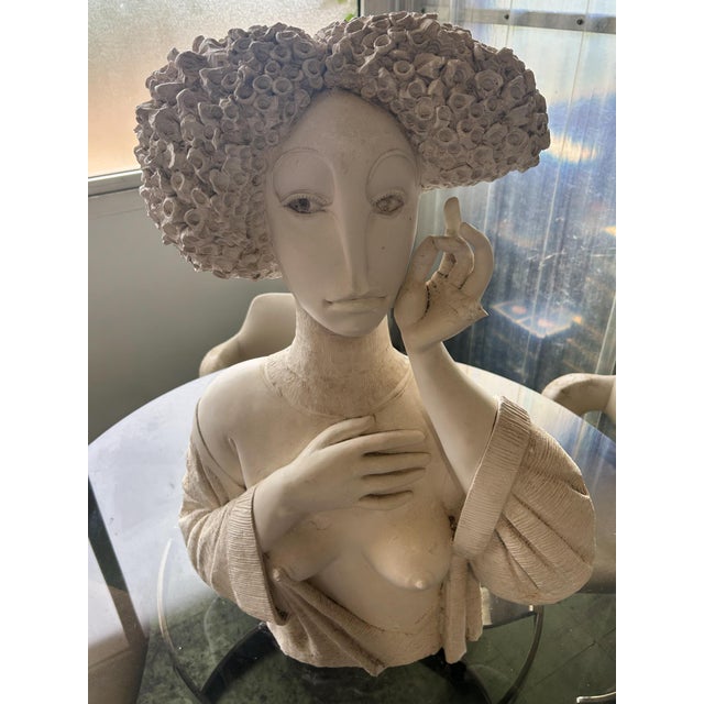 1970s Plaster Sculpture in the style of Pablo Gargallo, 1970s For Sale - Image 5 of 6