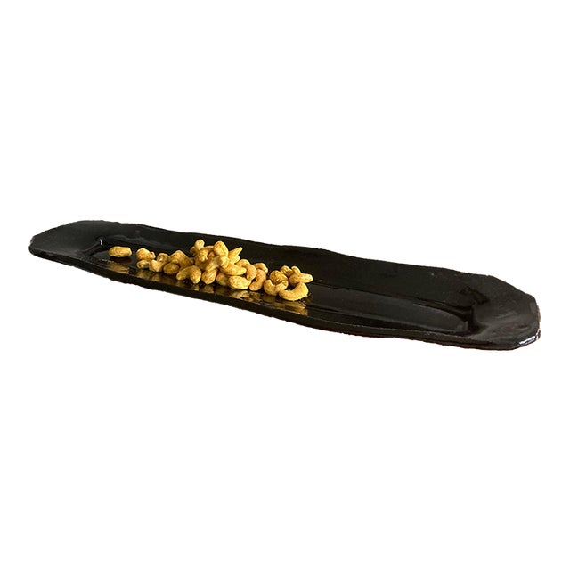 Long 2x4 Serving Platter, Industrial Ceramic Tableware For Sale