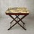 Wood Antique Japanese Chinoiserie Folding Occasional Side Table For Sale - Image 7 of 7