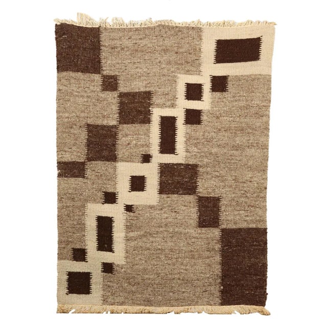 Vintage Rug in Wool For Sale - Image 11 of 11