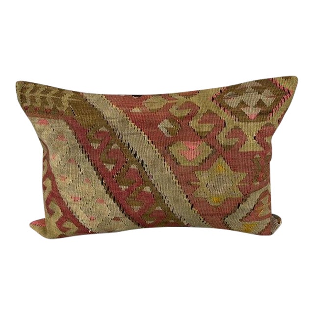 16 x 24 Kilim Pillow Turkish Cushion Byzantine Beauty Pillow Cushion Cover For Sale
