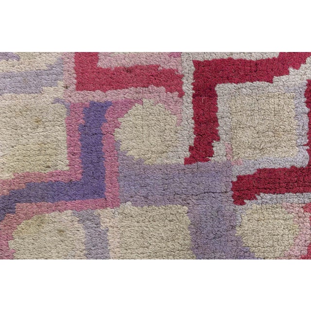 European Art Deco (size adjusted) Rug Doris Leslie Blau For Sale In New York - Image 6 of 9