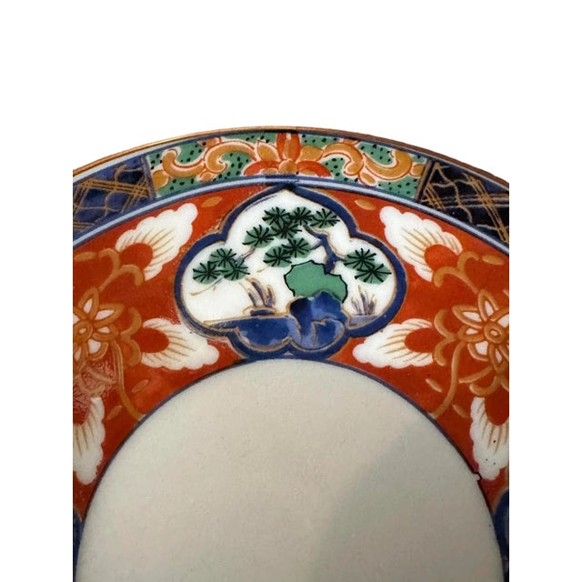 1970s Hand-Painted Dai Ichi Toki Imari Espresso Cups and Saucers - 8 Pieces For Sale - Image 11 of 12