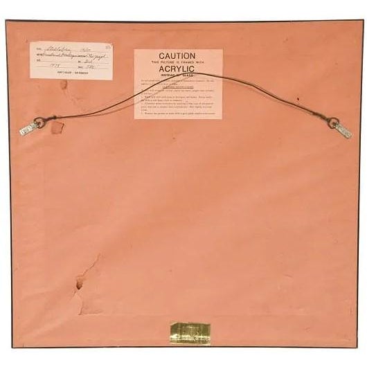 1970s Friedrich Meckseper Original Signed Etching W Aquatint #D For Sale - Image 4 of 4