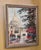 Bring the timeless romance of Paris into your home with this vibrant, highly textured mid-century impasto oil painting...