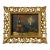 Vintage Italian Still Life Oil Painting Gold Ornate Frame Signed For Sale