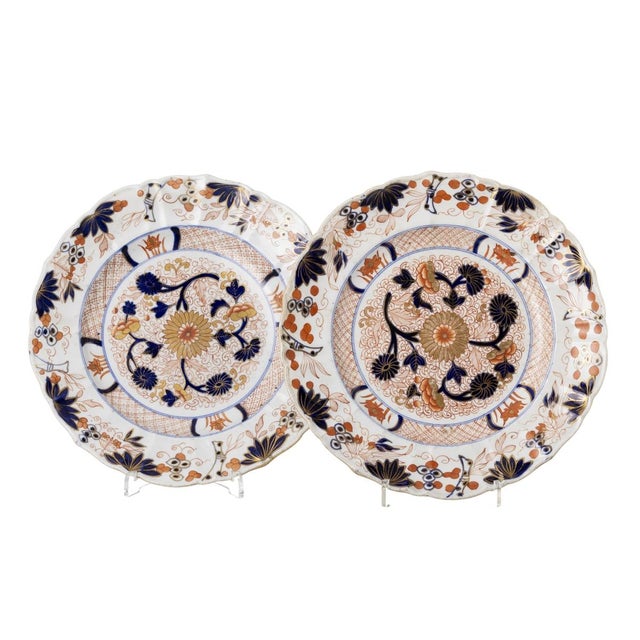 Black Earthenware Plates by Masons, Set of 2 For Sale - Image 8 of 8