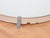 Round Salmon Glass Wall Mirror from Cristal Art, 1960s For Sale - Image 6 of 12