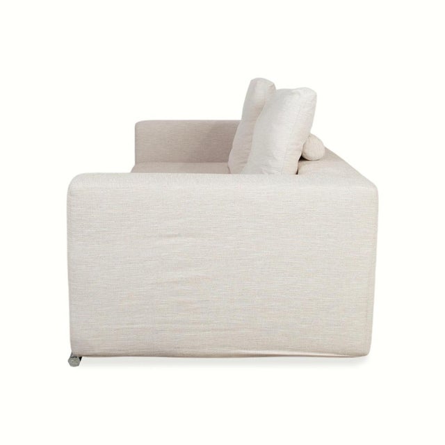 Cream Fabric Three-Seater Sofa from Sabe Italia For Sale - Image 13 of 14