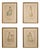 Ackermann, Repository of Arts, Etchings, Set of 4 For Sale